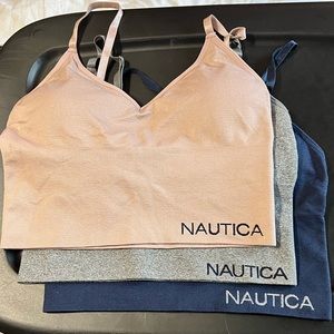 3 Pack Nautica Intimates Sports Bra